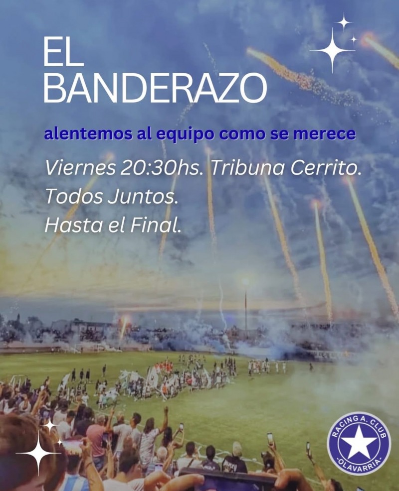 Los hinchas de Racing convocan a un banderazo para este viernes